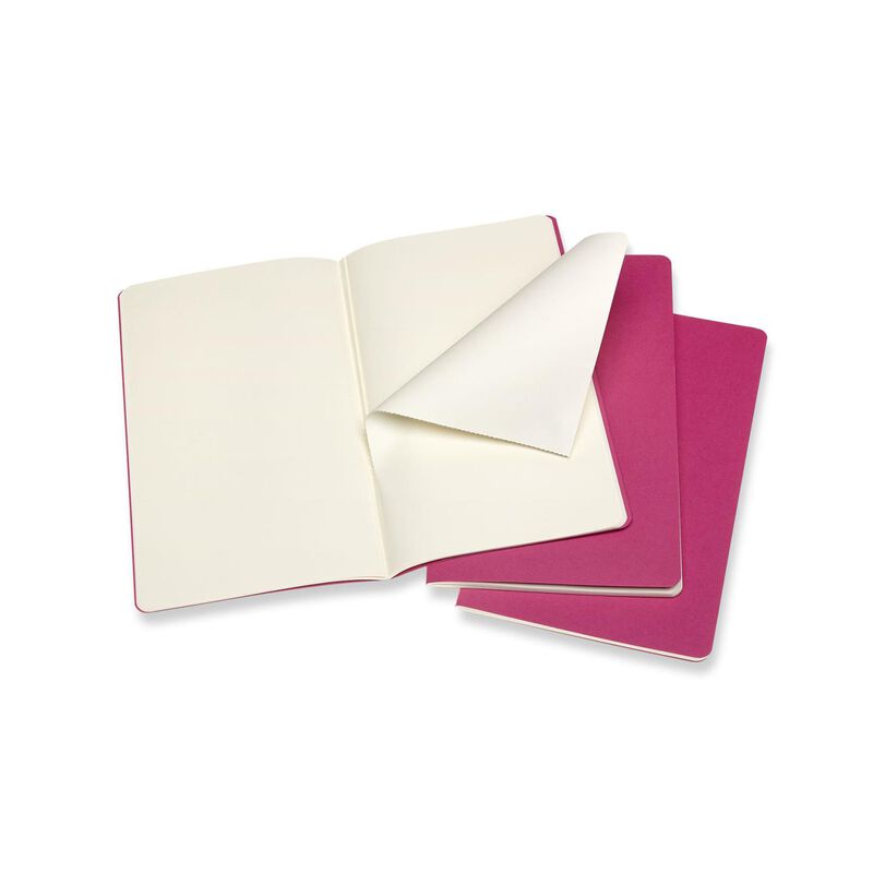 Moleskine Cahier Journals Large Plain Kinetic Pink image number 2